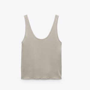 ZARA CREPE TANK TOP